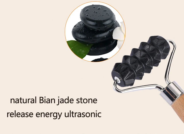 Wholesale Masajeador De Pies Best Bian Stone Gua Sha Foot Massage Roller