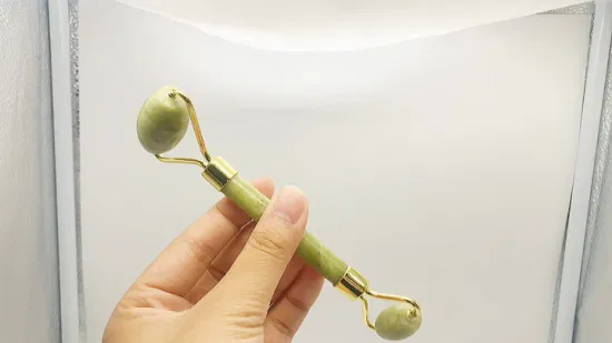 Hot Selling Dark Green Jade Roller Jade Roller Gua Sha Tool Without Box